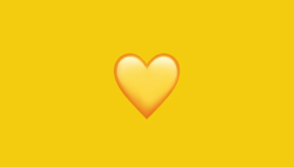 Che cosa significa il cuore giallo?
